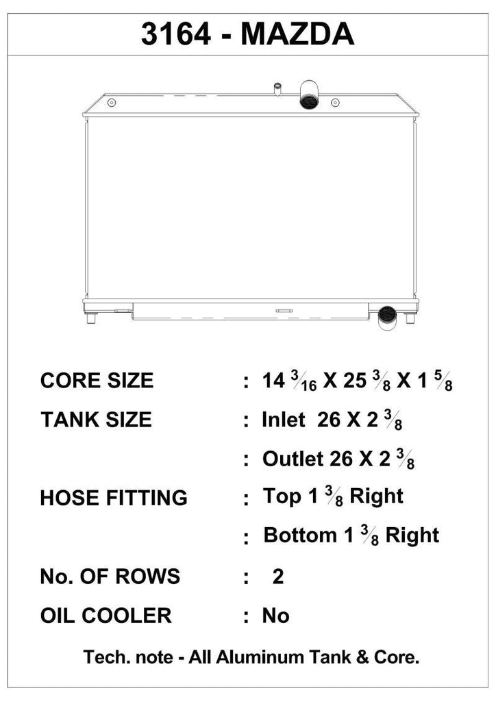 CSF 04-08 Mazda RX-8 Radiator - Corvette Realm