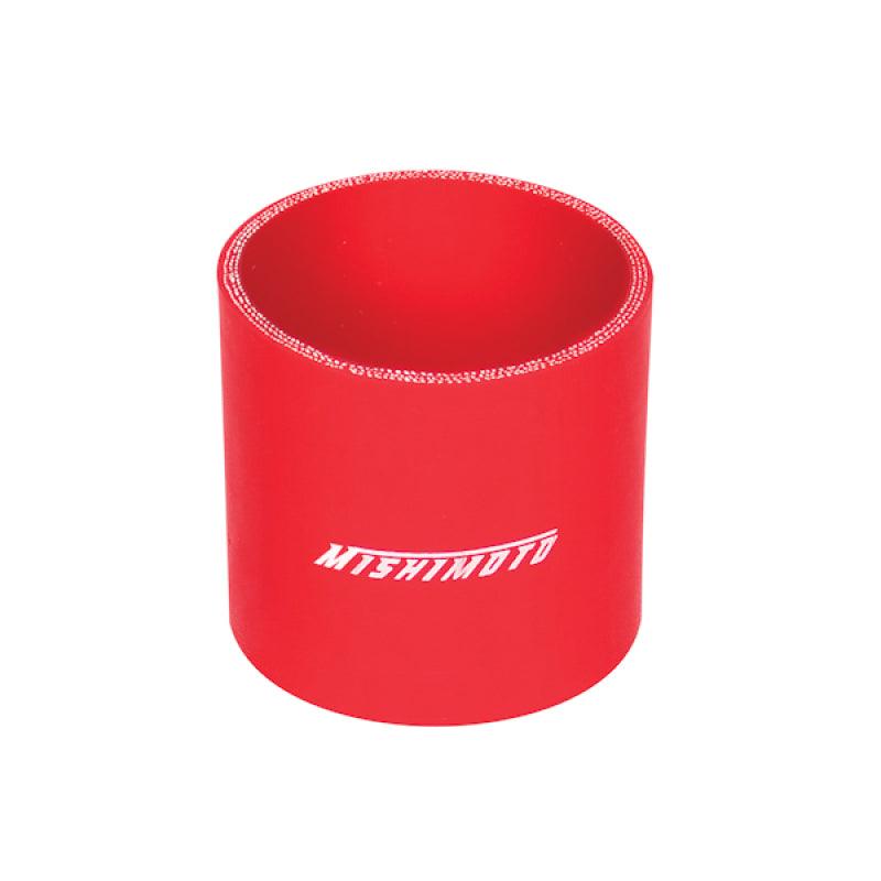 Mishimoto 2.5 Inch Red Straight Coupler - Corvette Realm