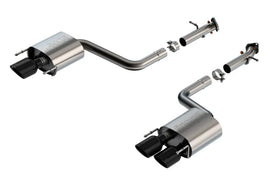 Borla 15-25 Lexus RC F Axle-Back Exhaust System S-Type - Black Chrome