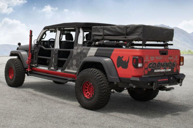 Go Rhino 20-22 Jeep Gladiator JT/16-22 Toy. Tacoma/05-21 Nssn Frontier XRS Cross Bars Kit - Tex. Blk - Corvette Realm