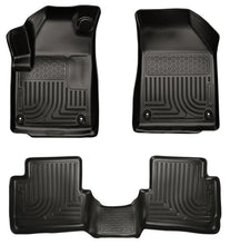 Load image into Gallery viewer, Husky Liners 2013 Dodge Dart WeatherBeater Black Front &amp; 2nd Seat Floor Liners - Corvette Realm