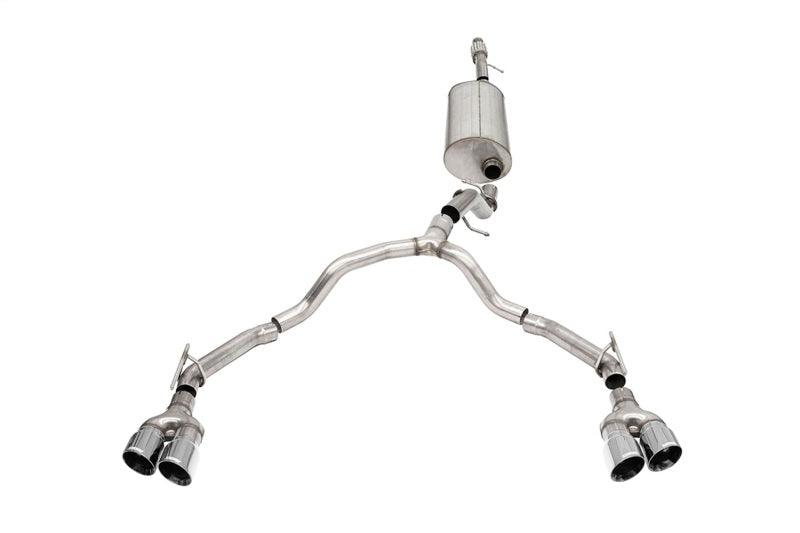 Corsa 21-22 GM Tahoe/Yukon 5.3L 3in. Catback Exhaust - Twin 4in. Exhaust - Corvette Realm