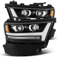 Load image into Gallery viewer, AlphaRex 19-20 Ram 1500HD PRO-Series Proj Headlight Plnk Style Blk w/Activ Light/Seq Signal/Plnk DRL - Corvette Realm