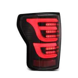 AlphaRex 07-13 Toyota Tundra LUXX-Series LED Tail Lights Alpha-Black - Corvette Realm