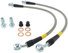 Load image into Gallery viewer, StopTech 00-05 Lexus IS300 / 02-08 SC430 Front Stainless Steel Brake Lines - Corvette Realm