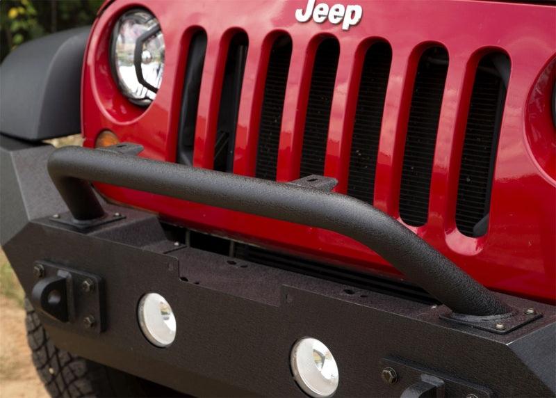 Rugged Ridge Spartan Front Bumper HCE W/Overrider 07-18 Jeep Wrangler JK - Corvette Realm