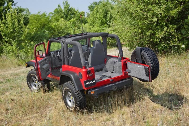 BedRug 97-06 Jeep TJ Front 3pc Floor Kit (w/Center Console) - Incl Heat Shields - Corvette Realm