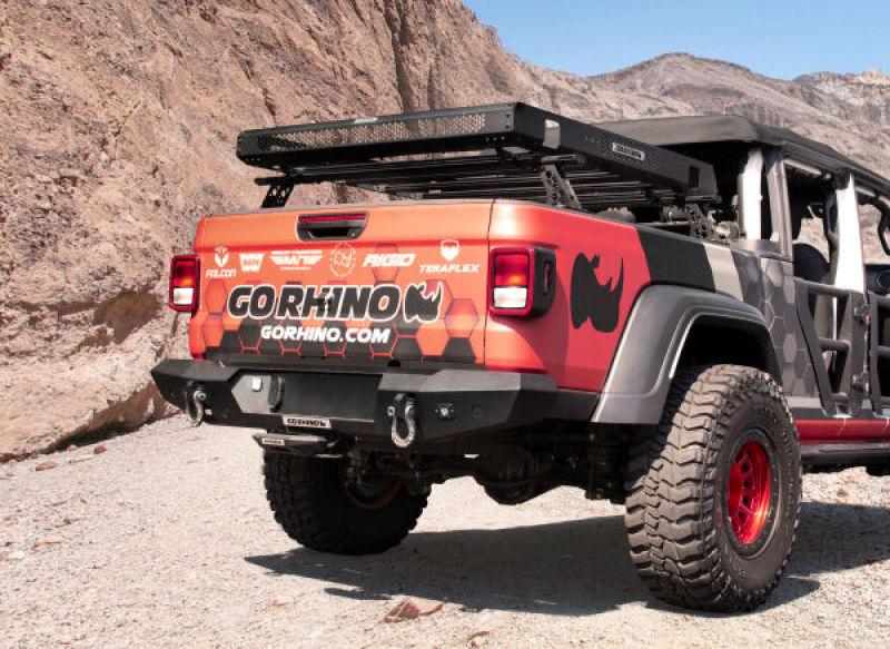 Go Rhino 20-22 Jeep Gladiator JT/16-22 Toy. Tacoma/05-21 Nssn Frontier XRS Cross Bars Kit - Tex. Blk - Corvette Realm