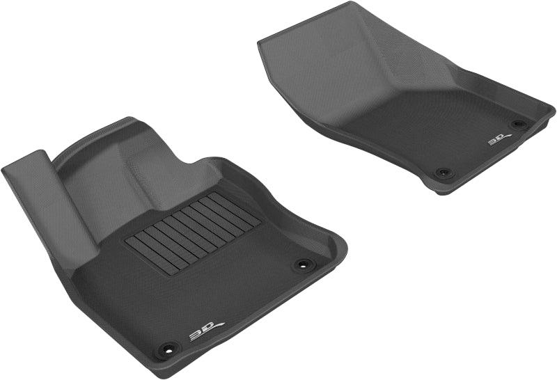 3D MAXpider 2015-2018 Volkswagen Golf Kagu 1st Row Floormat - Black - Corvette Realm