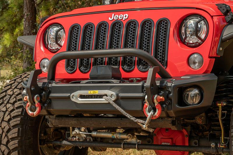 Rugged Ridge Arcus Front Bumper Set W/ Overrider 2018 Jeep Wrangler JK - Corvette Realm