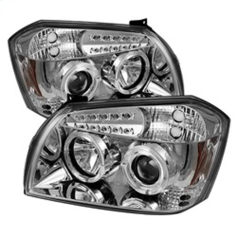 Spyder Dodge Magnum 05-07 Projector Headlights LED Halo LED Chrm (Not Included) PRO-YD-DMAG05-LED-C - Corvette Realm