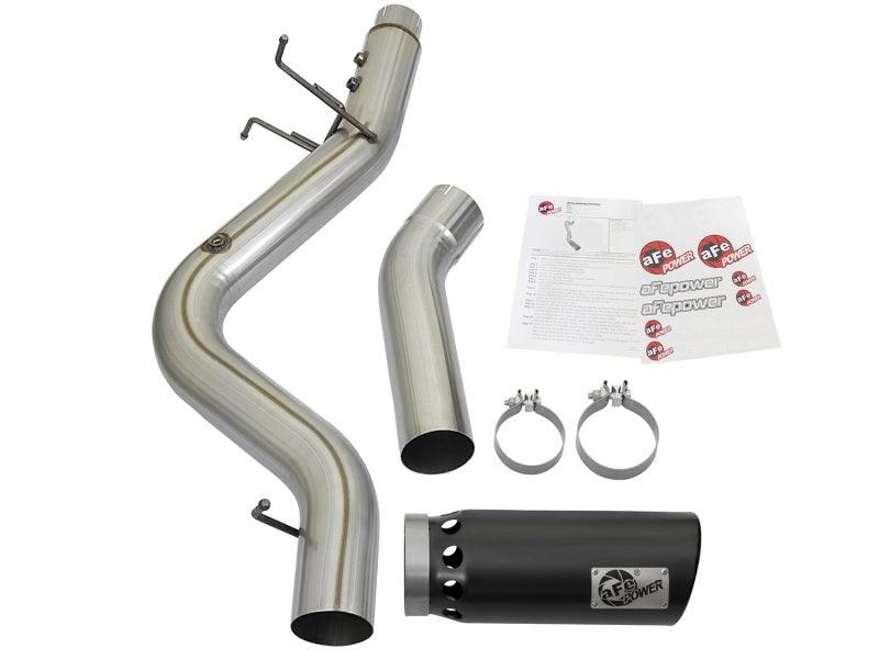 aFe LARGE BORE HD 5in 409-SS DPF-Back Exhaust w/Black Tip 2017 GM Duramax V8-6.6L (td) L5P - Corvette Realm