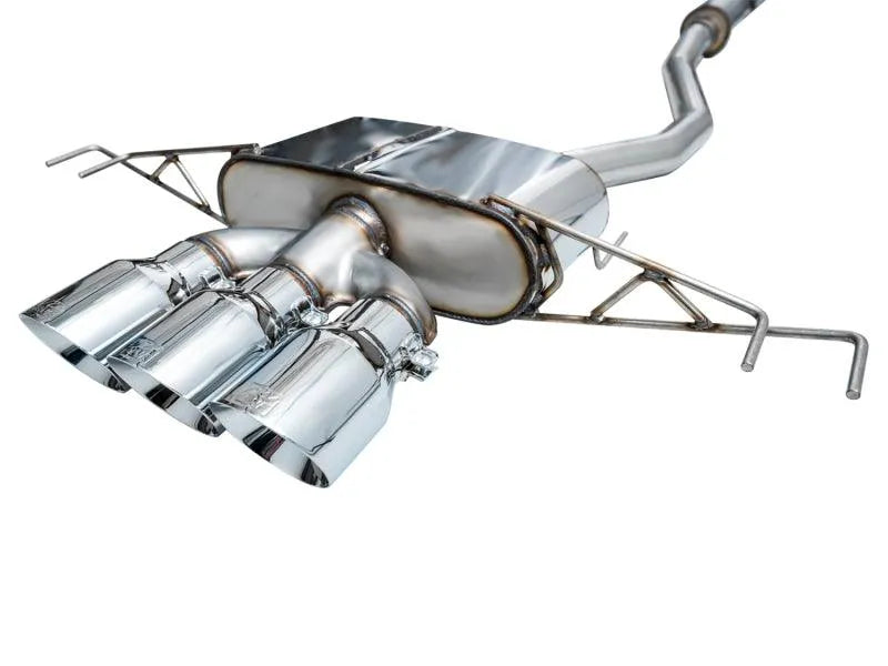 AWE Tuning 2023 Honda Civic Type R FL5 Touring Edition Exhaust w/ Triple Chrome Silver Tips - Corvette Realm