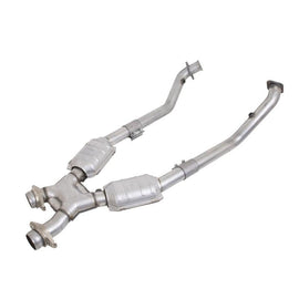 BBK 99-04 Mustang 4.6 GT / Cobra High Flow X Pipe With Catalytic Converters - 2-1/2 - Corvette Realm