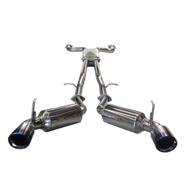 Injen 03-08 350Z Dual 60mm SS Cat-Back Exhaust w/ Built In Resonated X-Pipe - Corvette Realm