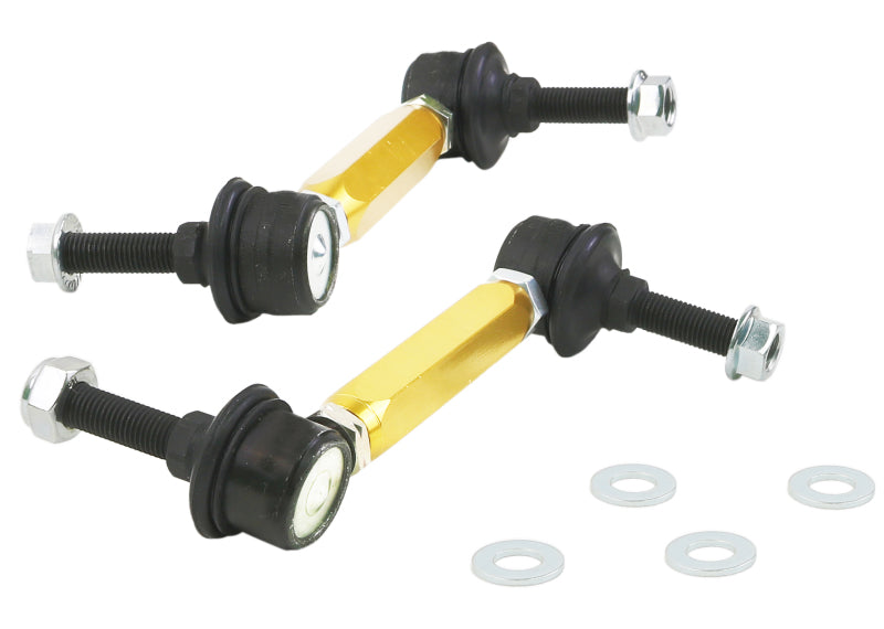 Whiteline Universal Sway Bar End Link Kit - 130-155mm Heavy Duty Adjustable - 10mm Ball Studs