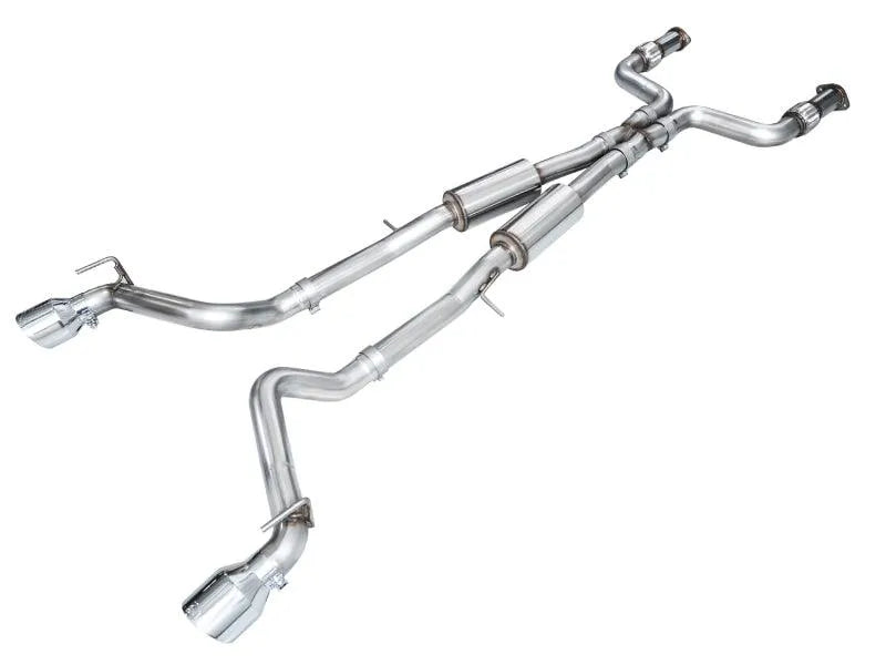AWE 2023 Nissan Z RZ34 RWD Track Edition Catback Exhaust System w/ Chrome Silver Tips - Corvette Realm