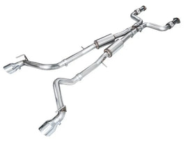 AWE 2023 Nissan Z RZ34 RWD Track Edition Catback Exhaust System w/ Chrome Silver Tips - Corvette Realm