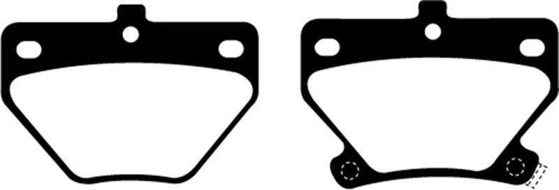 EBC 02-08 Pontiac Vibe 1.8 GT Yellowstuff Rear Brake Pads - Corvette Realm