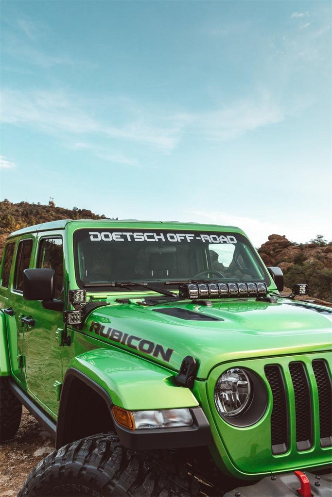 Rigid Industries 2018 Jeep JL - Hood Mount Kit - Mounts 20in Adapt Series - Corvette Realm