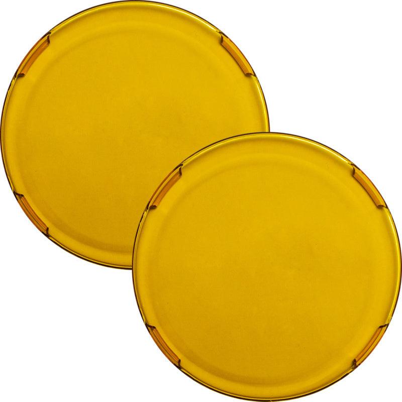 Rigid Industries 360-Series 6in Light Covers - Yellow (Pair) - Corvette Realm