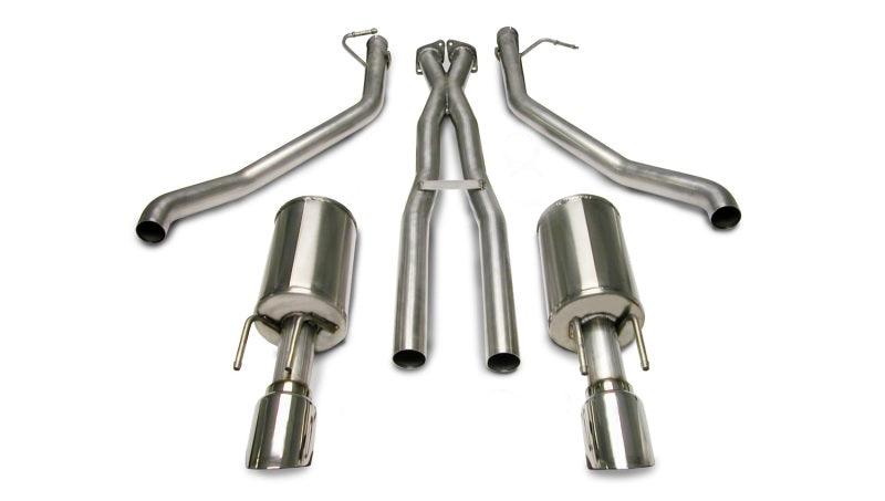 Corsa 05-06 Pontiac GTO 6.0L V8 2.5in Sport Cat-Back + XPipe Exhaust Polished Tips - Corvette Realm