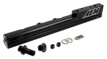 Load image into Gallery viewer, AEM 99-00 Honda Civic Si Black Fuel Rail - Corvette Realm