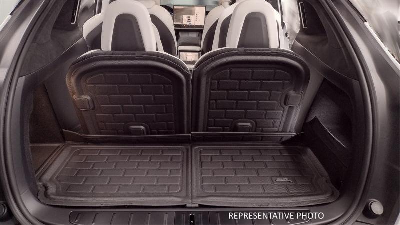 3D MAXpider 20-23 Tesla Model Y 2nd Row Seatback Protector Kagu Cargo Liner - Black - Corvette Realm