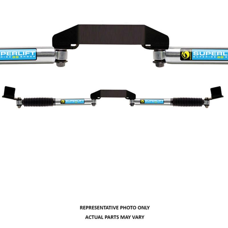 Superlift 09-13 Ram 2500/3500 4WD Dual Steering Stabilizer Kit - SR SS by Bilstein (Gas) - Corvette Realm