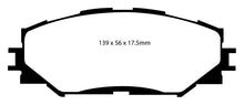Load image into Gallery viewer, EBC 06-08 Toyota RAV 4 2.4 Greenstuff Front Brake Pads - Corvette Realm