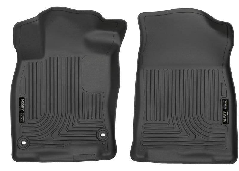 Husky Liners 16-18 Honda Civic X-Act Contour Black Front Floor Liners - Corvette Realm