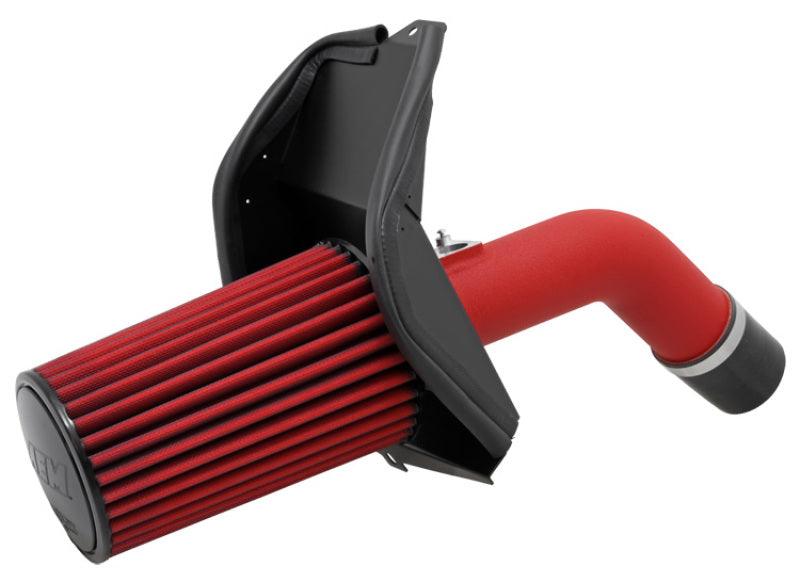 AEM 08-11 WRX/STi Wrinkle Red Cold Air Intake - Corvette Realm