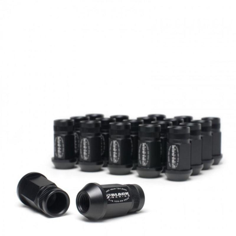 Skunk2 12 x 1.5 Forged Lug Nut Set (Black Series) (16 Pcs.) - Corvette Realm