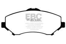 Load image into Gallery viewer, EBC 08-11 Chrysler Town &amp; Country 3.3 Yellowstuff Front Brake Pads - Corvette Realm