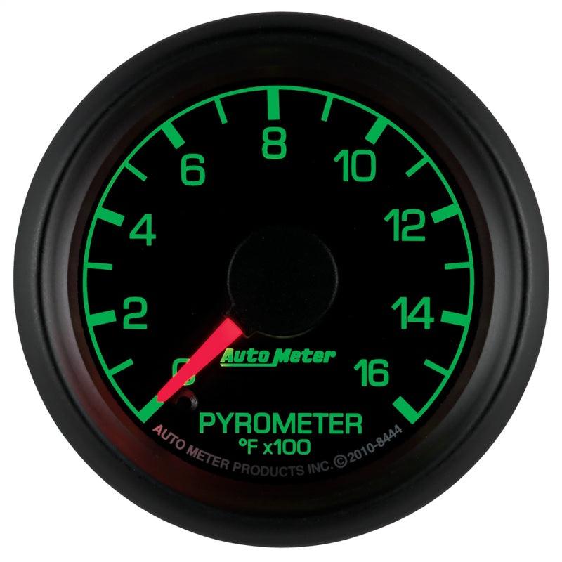 Autometer Factory Match Ford 52.4mm Full Sweep Electronic 0-1600 Deg F EGT/Pyrometer Gauge - Corvette Realm