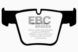 EBC 07-11 Mercedes-Benz CL63 AMG 6.2 Redstuff Front Brake Pads - Corvette Realm