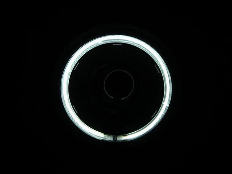ANZO 2007-2013 Toyota Fj Cruiser Projector Headlights w/ Halo Black - Corvette Realm