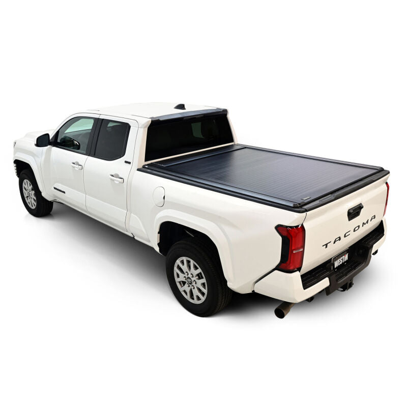 Westin Manual Retractable Tonneau Cover 24-26 Toyota Tacoma 6ft Bed Black