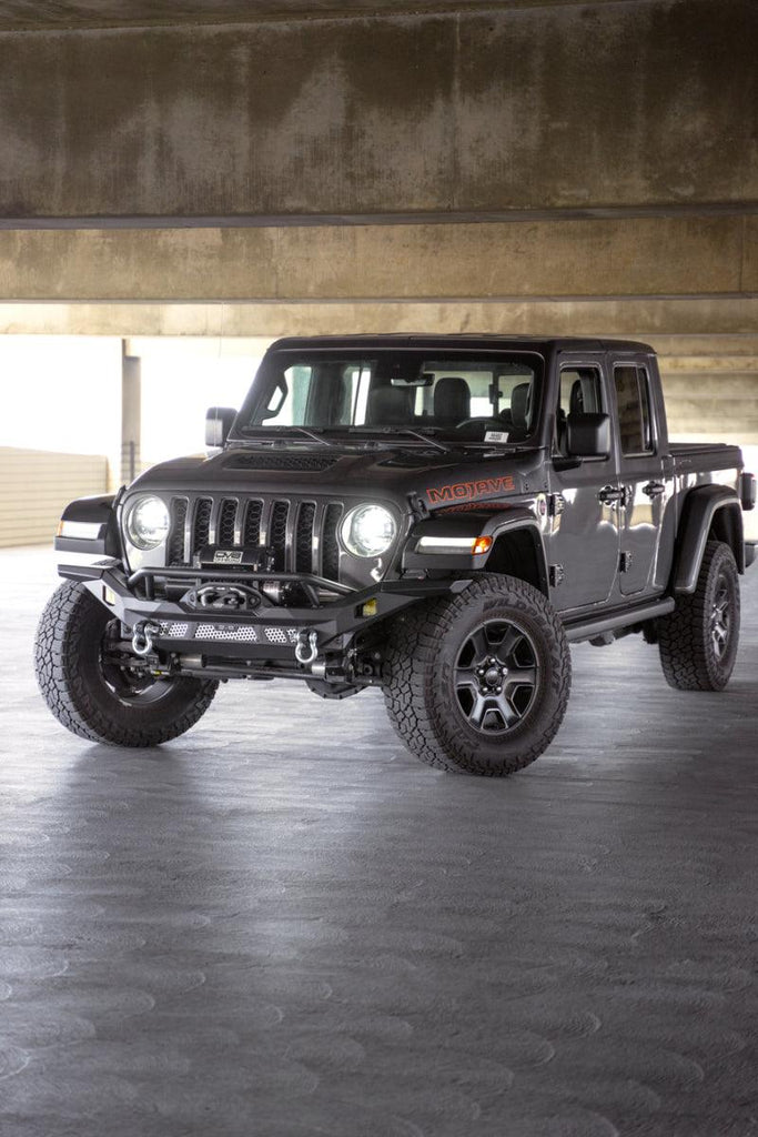 DV8 Offroad 07-18 Jeep Wrangler JK / 18-23 Wrangler JL / 20-23 Gladiator JT MTO Series Front Bumper - Corvette Realm