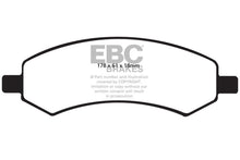 Load image into Gallery viewer, EBC 06-09 Chrysler Aspen 4.7 Extra Duty Front Brake Pads - Corvette Realm