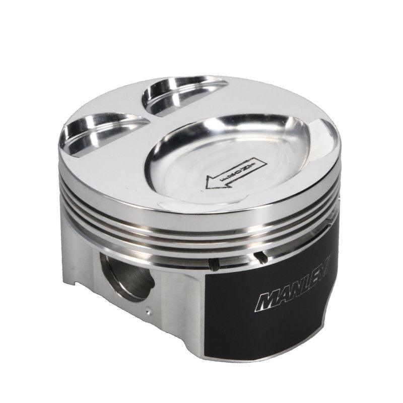 Manley Mazda 94mm 88mm +5mm Bore 9.5 CR Dish Type Platinum Series Pistons w/Rings - Corvette Realm