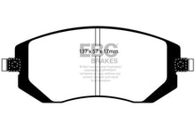 Load image into Gallery viewer, EBC 04-06 Saab 9-2X 2.0 Turbo Yellowstuff Front Brake Pads - Corvette Realm