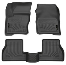 Load image into Gallery viewer, Husky Liners 2012 Ford Focus (4DR/5DR) WeatherBeater Combo Black Floor Liners - Corvette Realm