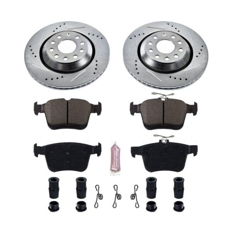 Power Stop 17-18 Audi RS3 Rear Z23 Evolution Sport Brake Kit - Corvette Realm