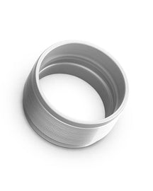 fifteen52 Super Touring Threaded Snout Anodized Silver w/Satin Clear Cover Plate - Corvette Realm