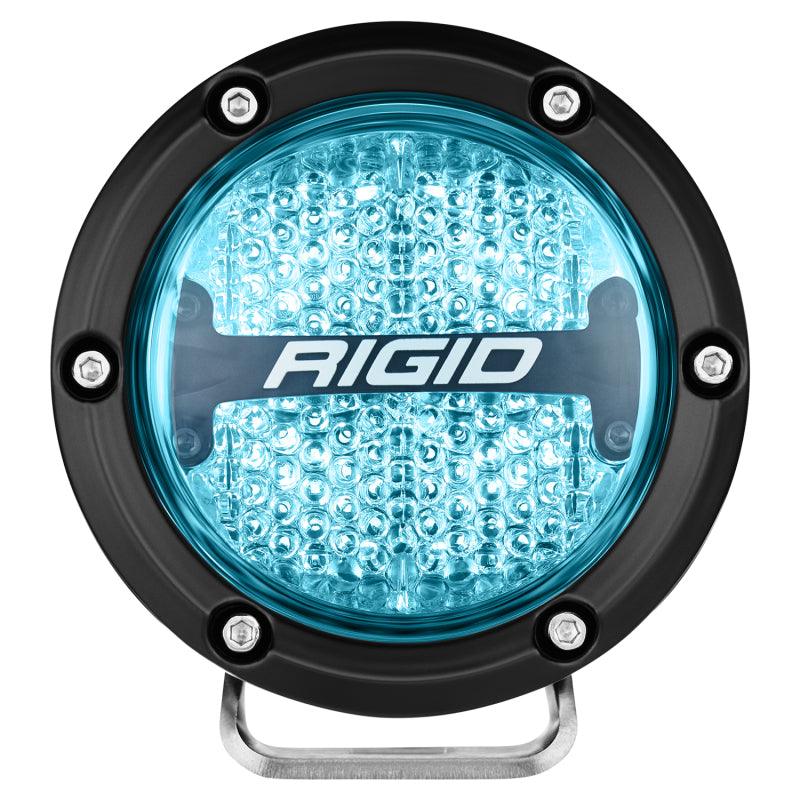 Rigid Industries 360-Series 4in LED Off-Road Diffused Beam - RGBW Backlight (Pair) - Corvette Realm