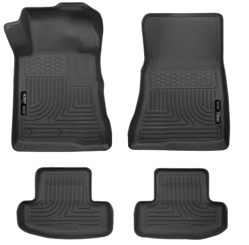 Husky Liners 10-12 Ford Mustang WeatherBeater Combo Black Floor Liners - Corvette Realm