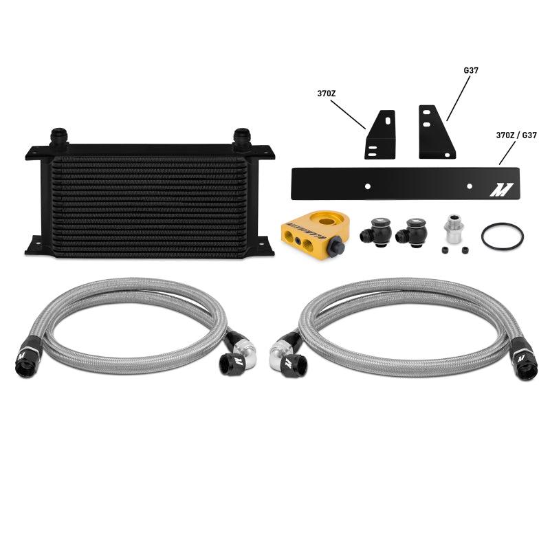 Mishimoto 09-12 Nissan 370Z / 08-12 Infiniti G37 (Coupe Only) Thermostatic Oil Cooler Kit - Corvette Realm