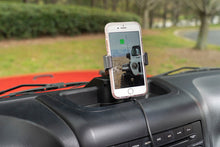 Load image into Gallery viewer, Rugged Ridge Dash Multi-Mount Charging Phone Kit 11-18 JK