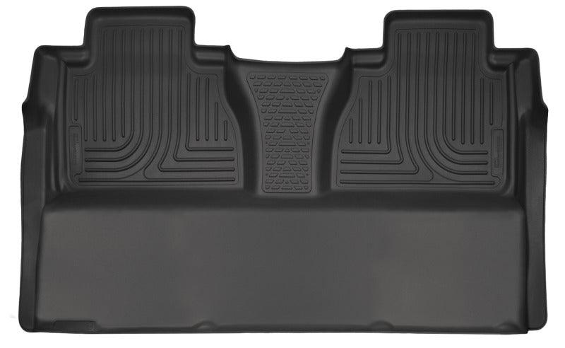 Husky Liners 14-15 Toyota Tundra CrewMax Cab Pickup Weatherbeater Black 2nd Seat Floor Liners - Corvette Realm